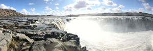 Dettifoss waterfall panorama