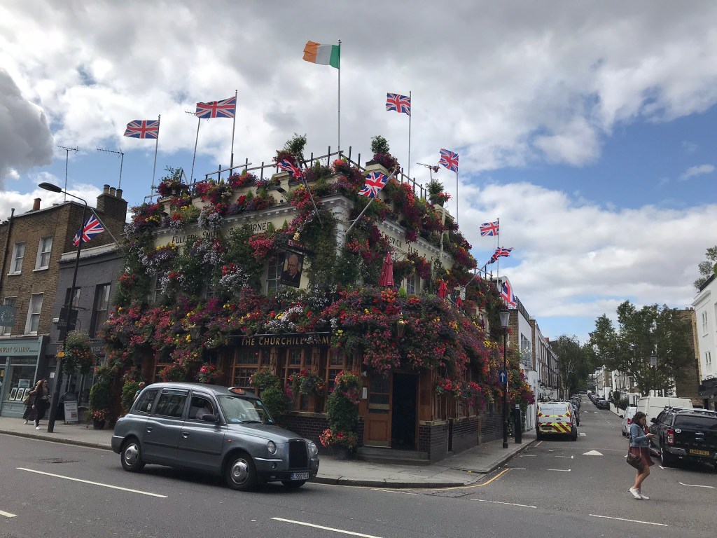 Traditional British pub